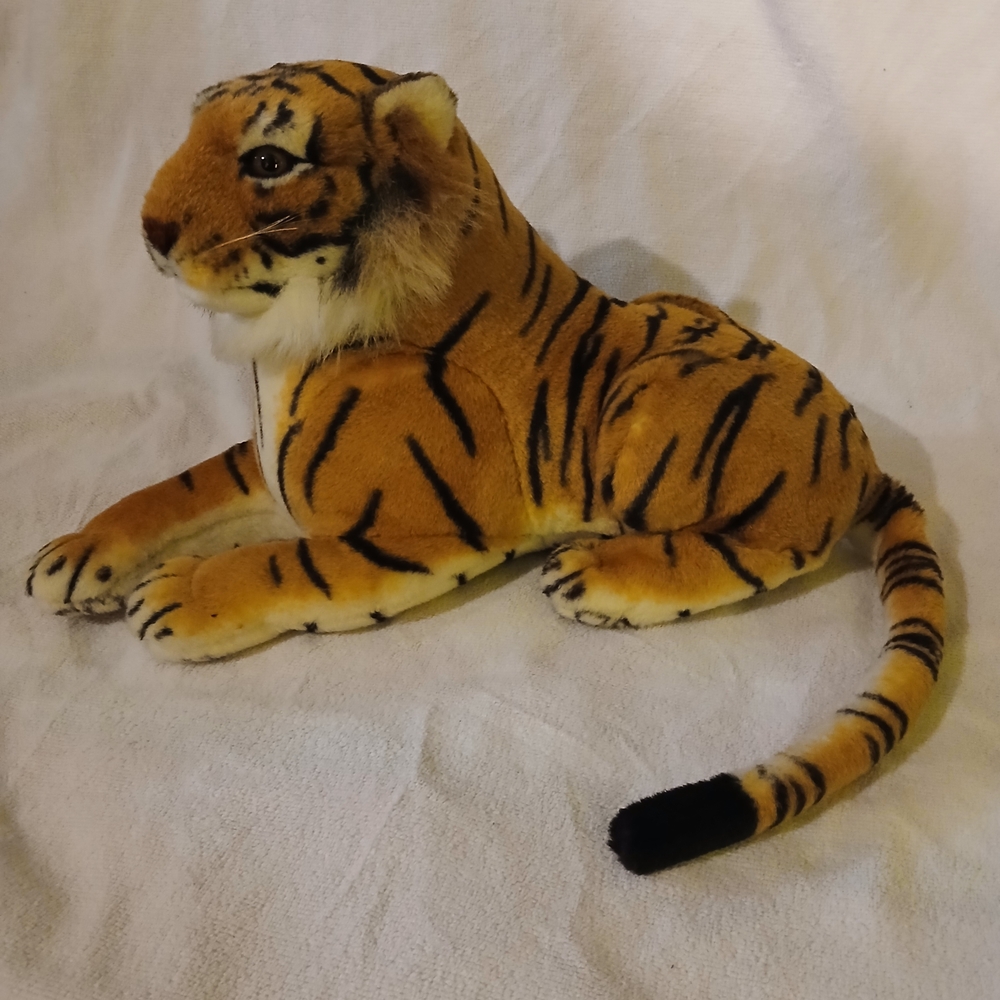 Lifelike Plush Tiger Stuffed Animal